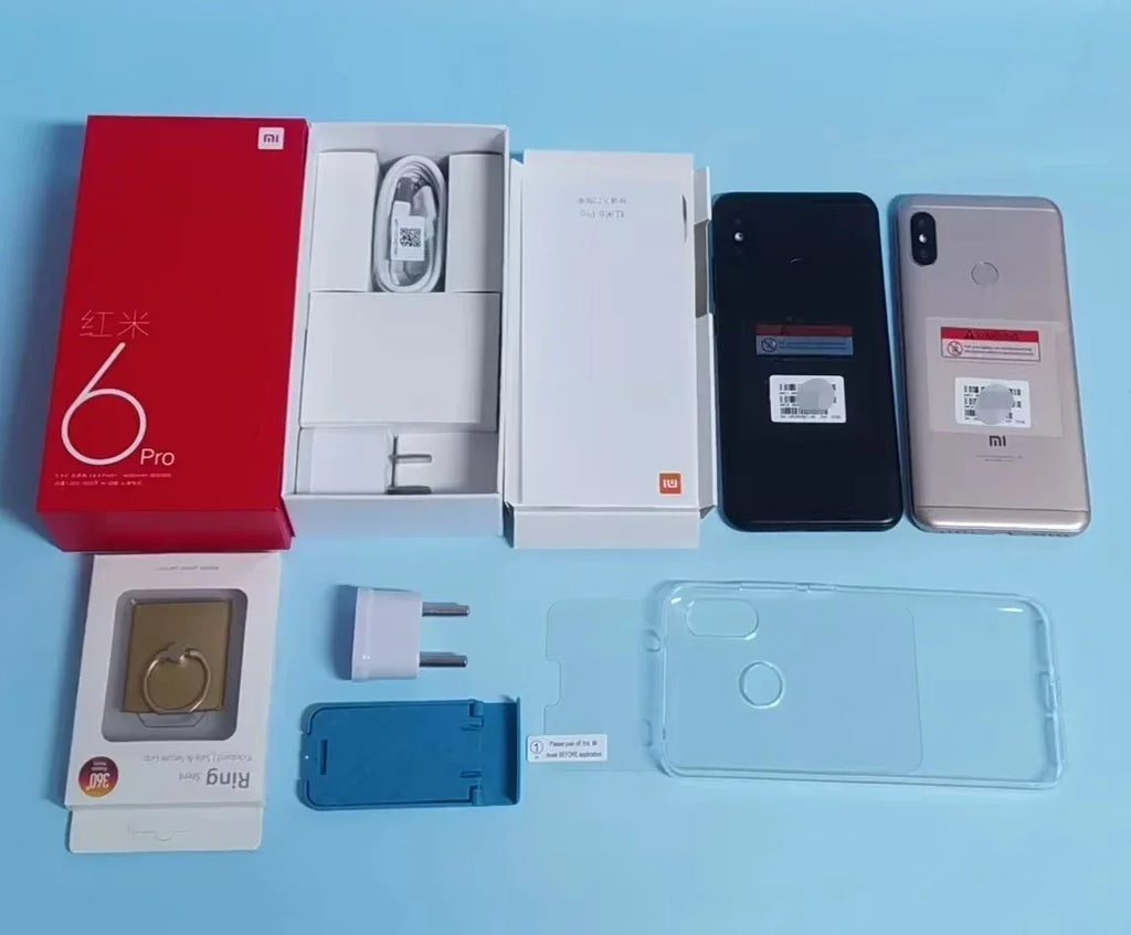 Xiaomi Redmi 6 Pro 4g 64g Cellphone Global rom 4000mAh Batterry Dual SIM Qualcomm Snapdragon 625 Android used phone