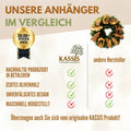 Weihnachtsdeko Anhänger aus Olivenholz im 10er Set | Baumschmuck für Christbaum & Geschenkidee
