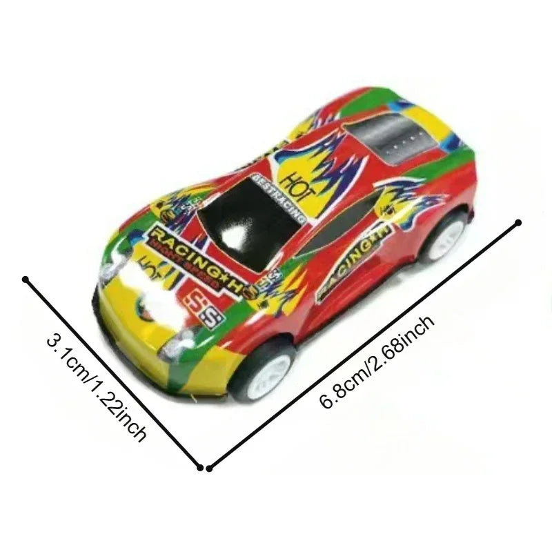 High Quality Diecast Alloy Pull-Back Toy Car Set for Kids, Heavy-Duty Metal Mini Racing Vehicles, No Battery Required Pocket Stunt Cars for Boys 3+