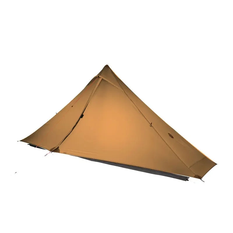 3F UL GEAR Official Lanshan 1 Pro Tent Outdoor One Person Ultralight Camping Tent 3 Season Professional 20D Silnylon Rodless