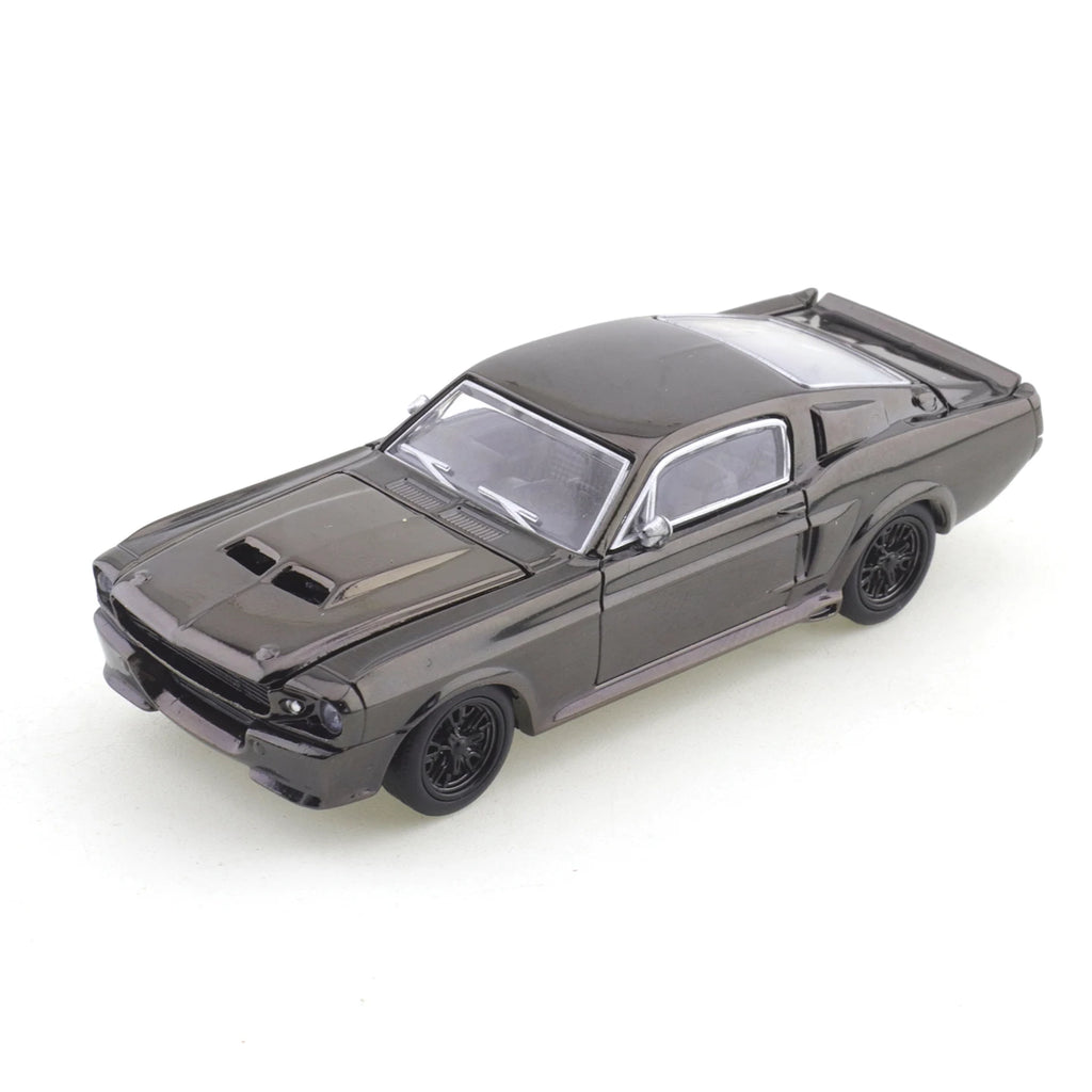 XCARTOYS POPRACE 1/64 S-DarkChrome004 Ford Mustang GT500 Car Model Replica Series Children Christmas Gifts Boy Toys