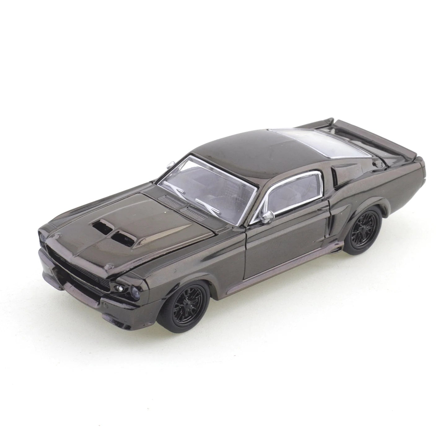 XCARTOYS POPRACE 1/64 S-DarkChrome004 Ford Mustang GT500 Car Model Replica Series Children Christmas Gifts Boy Toys