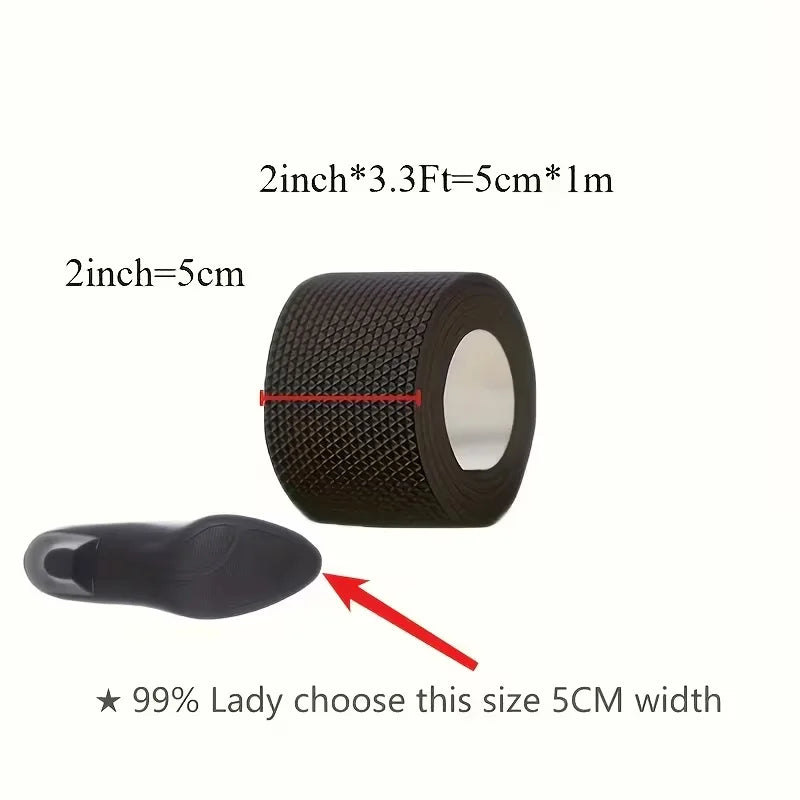 YITAPE Self-Adhesive Shoe Sole Protector Non-Slip Noise-Reducing Repair Tape for High Heels Sneakers Sandals Anti-Wear Sticker