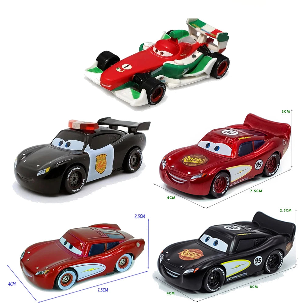 1pc Disney Lightning McQueen model car, first generation, second generation, and third generation model cars, alloy carornaments