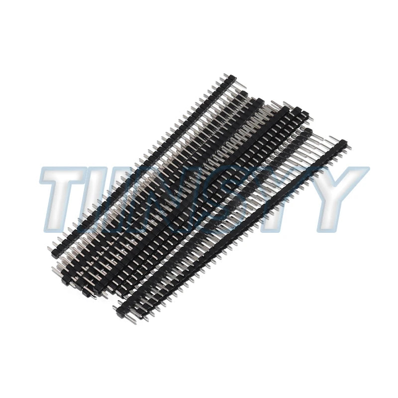 20 Pcs 10 Pairs 40 Pin 1x40 Single Row Male And Female 2.54 Breakable Pin Header PCB JST Connector Strip For Arduino DIY Kit