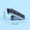 1:400 Airport Ground Handling Wide-body Canopy Boarding Car Abrasive Can Not LiftStatic Simulation Model