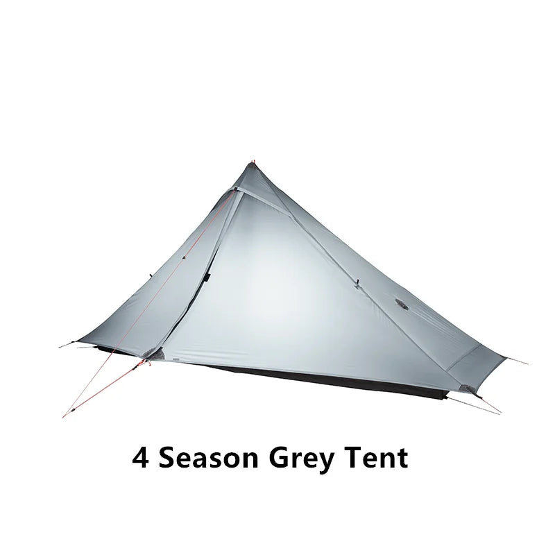 3F UL GEAR LanShan 1 pro 1 Person  Outdoor Ultralight Camping Tent 3/4 Season 230*80*125CM Two Side 20D Silnylon