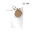 Multi-functional Retro Kraft Paper Gift Box Refilling with Rope Tag Candy Packaging Bag DIY Birthday Party Favors Box Wedding