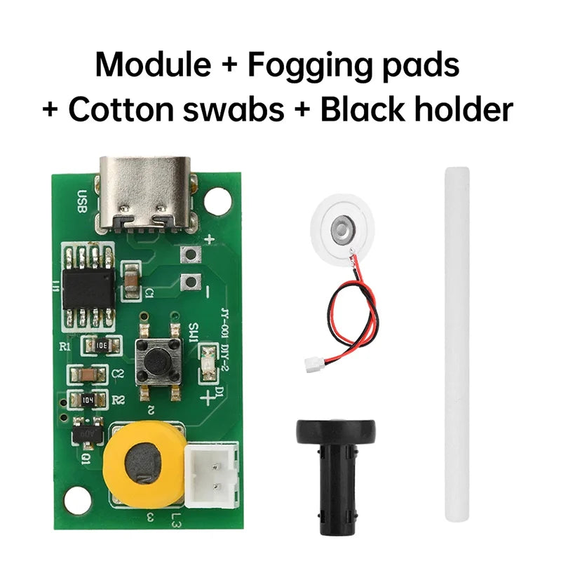 Single Spray Humidifier Module Adjustable Mist Volume Mist Generator And Driver Circuit Board Atomizer DIY Circuit Welding