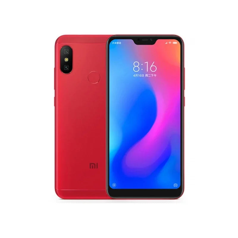 Xiaomi Redmi 6 Pro 4g 64g Cellphone Global rom 4000mAh Batterry Dual SIM Qualcomm Snapdragon 625 Android used phone