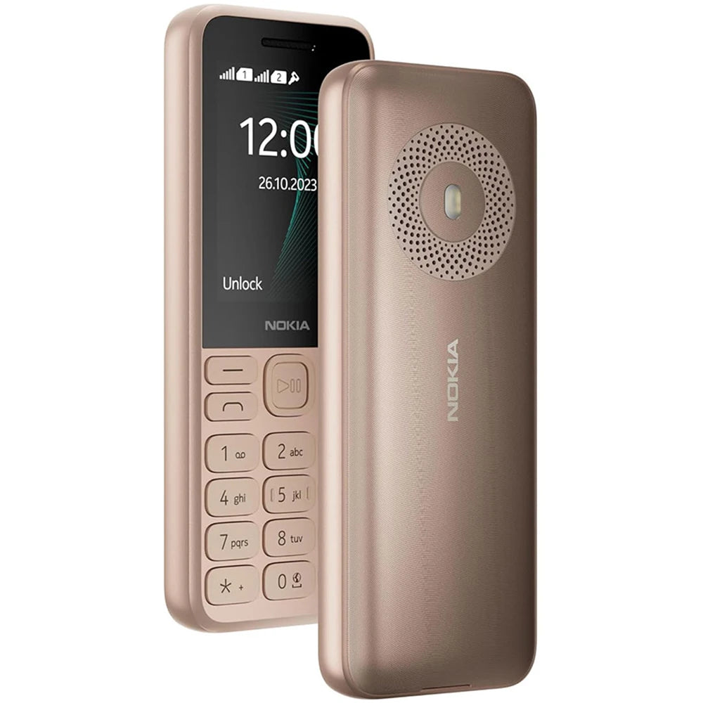 Nokia 130 2023 2G Backup Phone 2SIM 1450mAh 2.4-inch MP3 FM Radio MicroUSB LED Flashlight Nokia Physical Buttons Elderly Phone