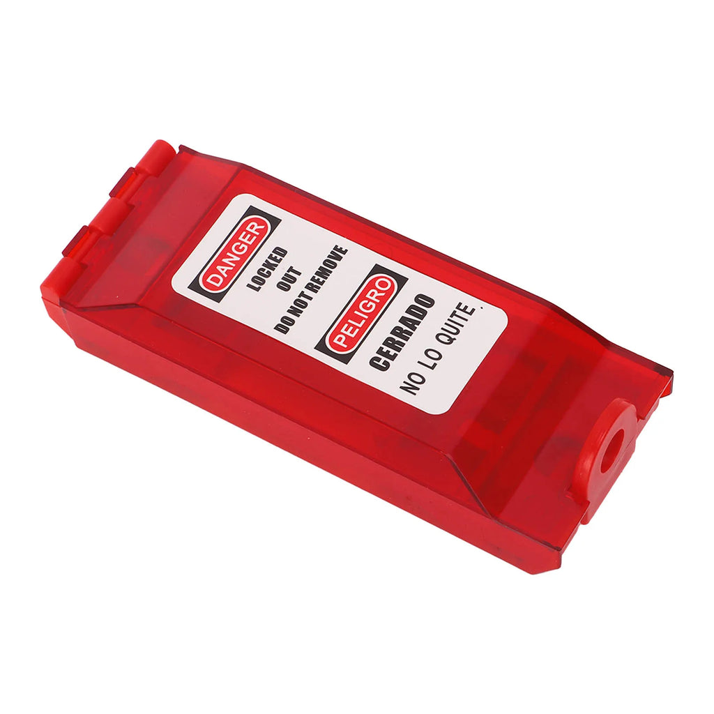 Sturdy PC Plastic Safety Lockout Padlock With Wall Cover Fit For Electrical Equipment Energy Lockout Tagout Operation