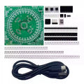 DIY Patch Welding Practice Board Electronic Welding Kit 5V Welding Kit 16x16LED Display Practice Teaching Circuit Board
