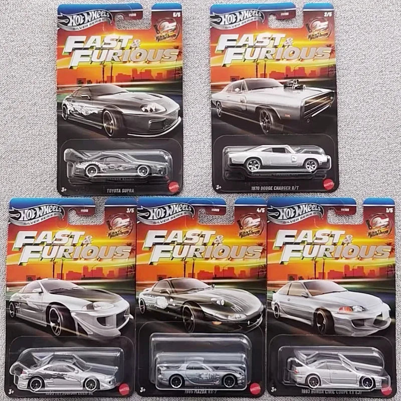 New Genuine Hot Wheels Hnr88 Gdg44 Fast & Furious Batch Q 1:64 In Stock 1970 Dodge Toyota Supra Diecast Model Car For Fans Gifts
