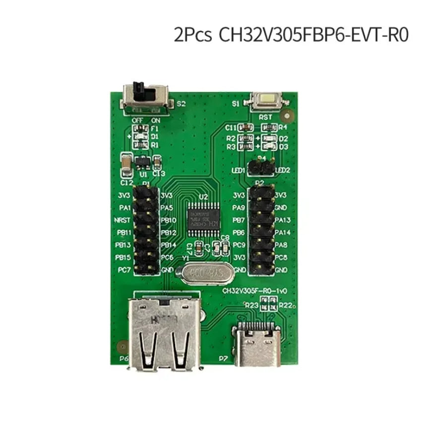 2Pcs/Lot CH32V303 Evaluation Board high-capacity RISC-V