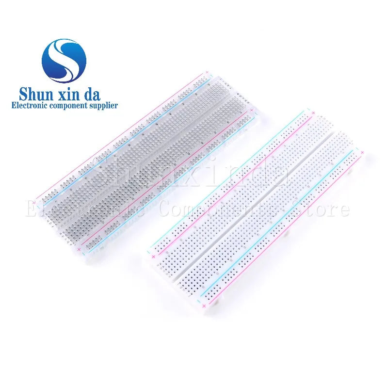 MB102 MB-102 165*55*10mm Breadboard 400 830 Point Solderless PCB Bread Board Test Develop DIY 200+630 holes Combination Splice