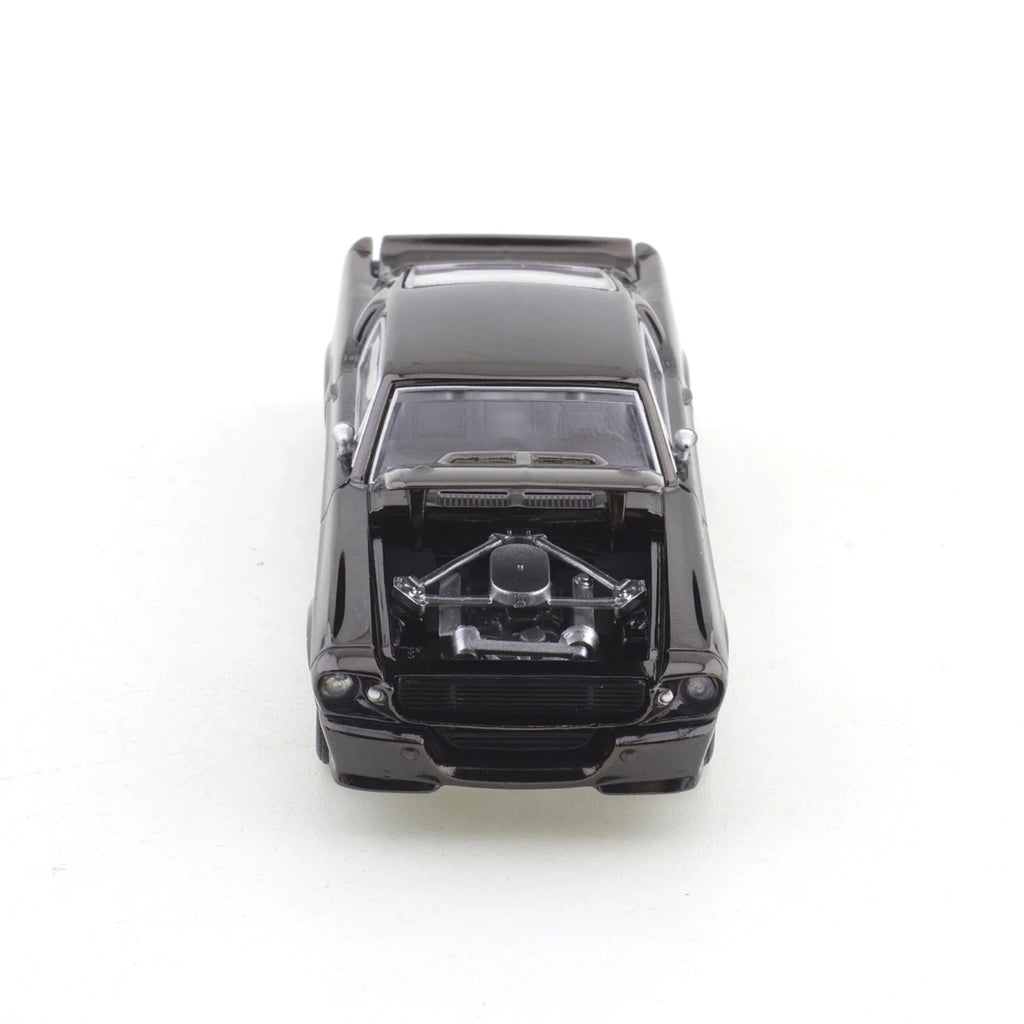 XCARTOYS POPRACE 1/64 S-DarkChrome004 Ford Mustang GT500 Car Model Replica Series Children Christmas Gifts Boy Toys