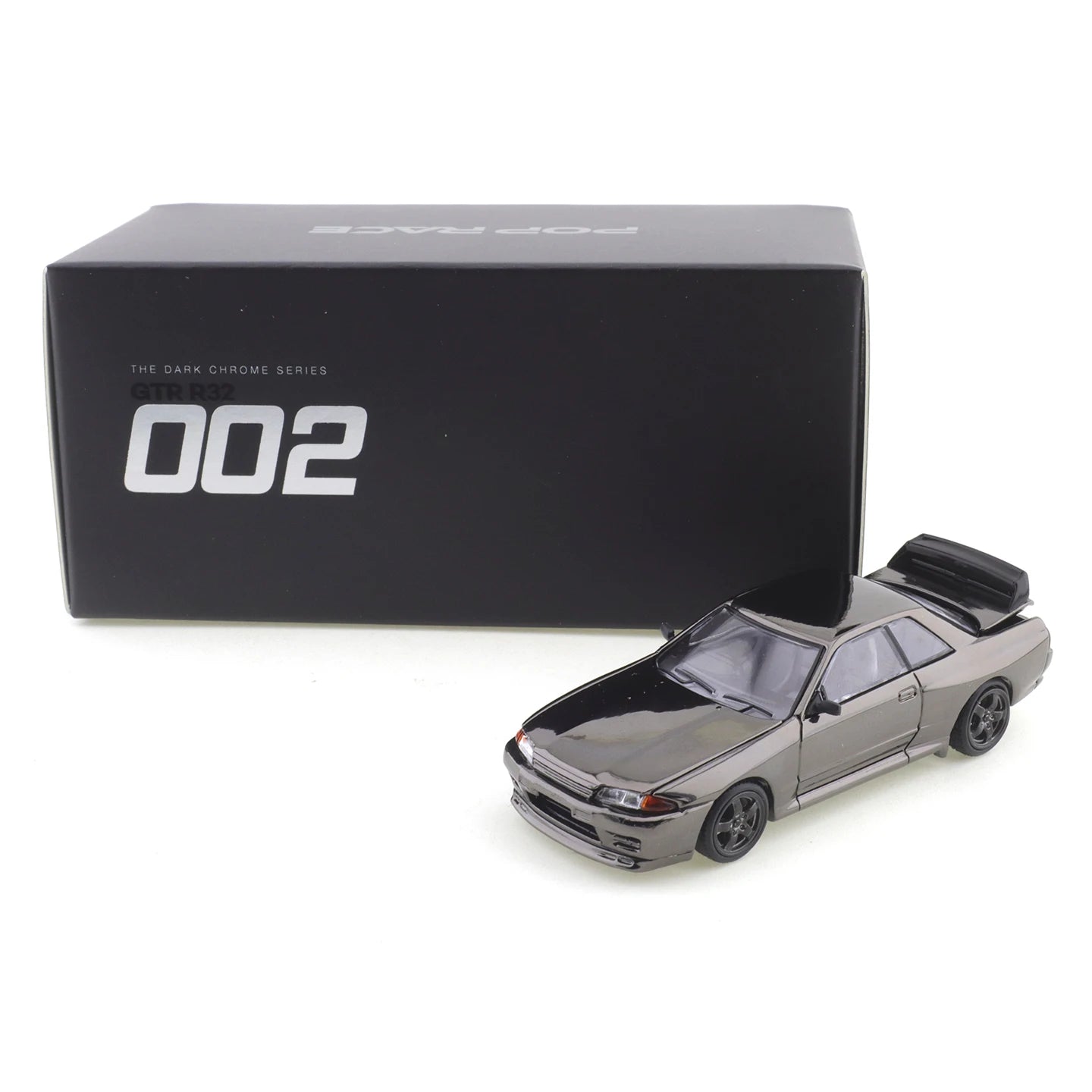 XCARTOYS POPRACE 1/64 S-DarkChrome004 Ford Mustang GT500 Car Model Replica Series Children Christmas Gifts Boy Toys
