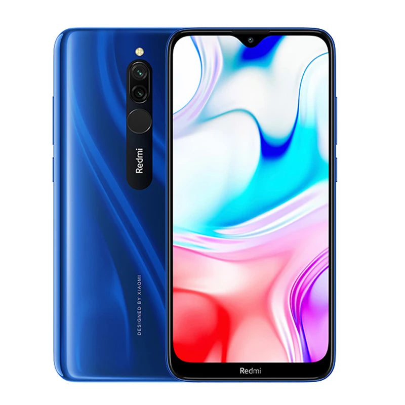 Xiaomi Redmi 8 Smartphone Dual SIM 64GB Large Memory 6.22-inch Screen Snapdragon 439 Octa-Core 4G LTE Used Global Firmware