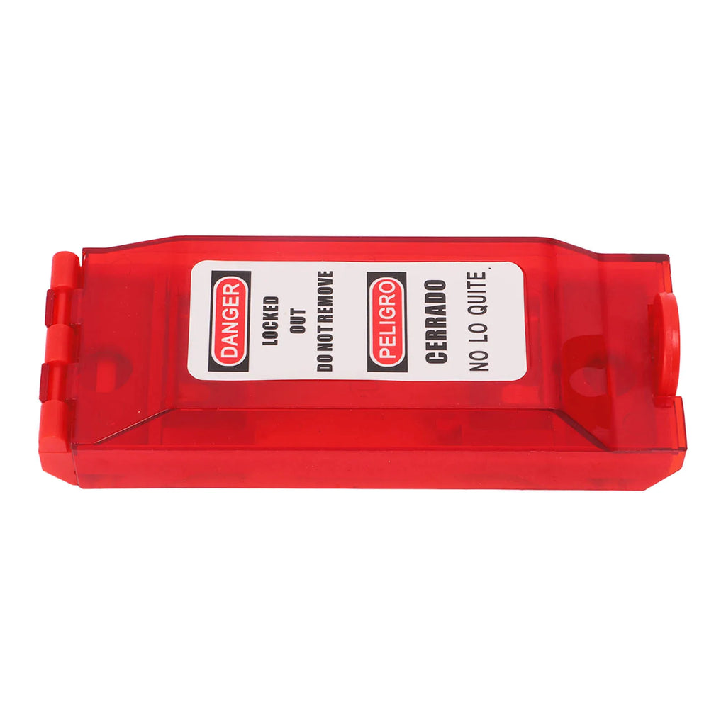 Sturdy PC Plastic Safety Lockout Padlock With Wall Cover Fit For Electrical Equipment Energy Lockout Tagout Operation