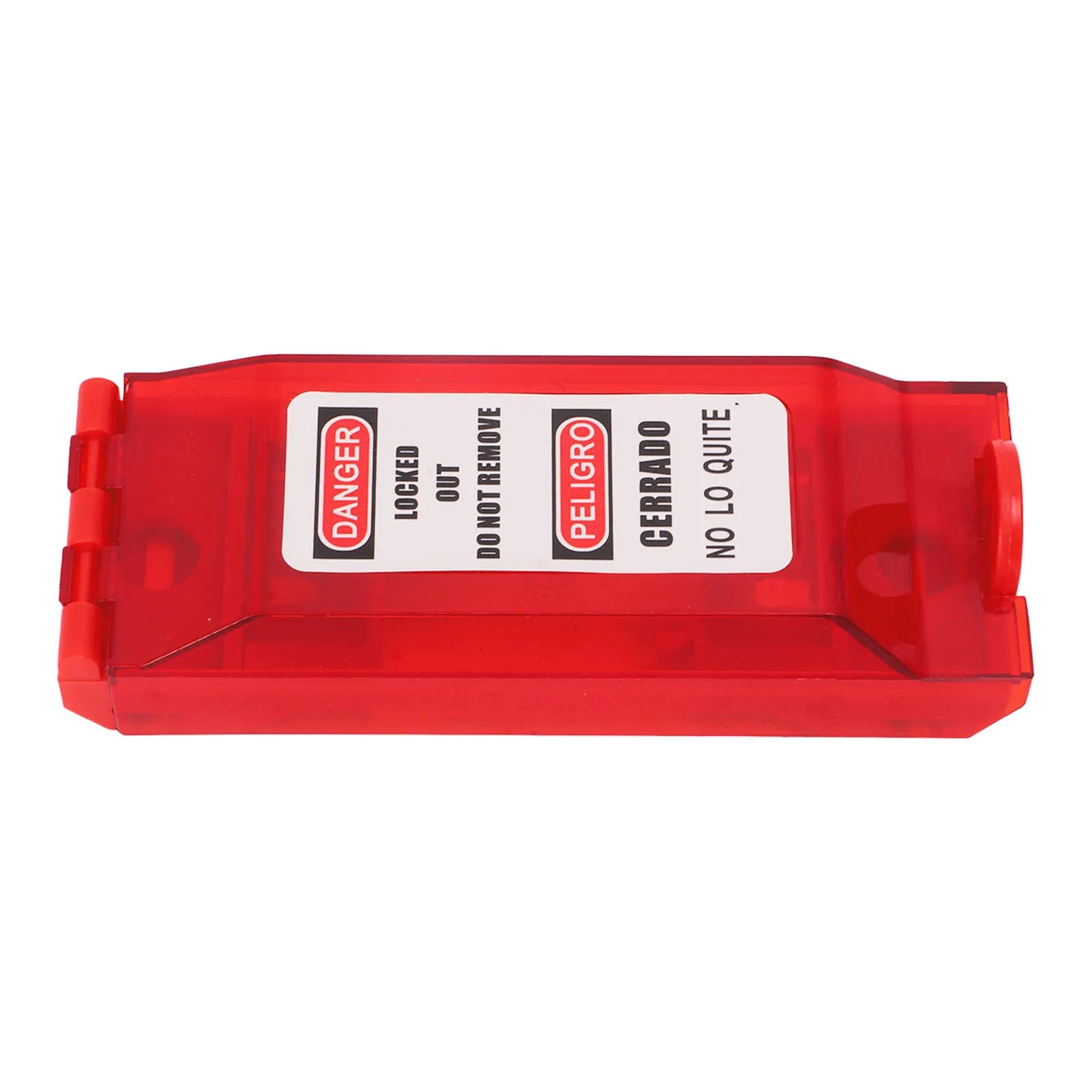 Sturdy PC Plastic Safety Lockout Padlock With Wall Cover Fit For Electrical Equipment Energy Lockout Tagout Operation