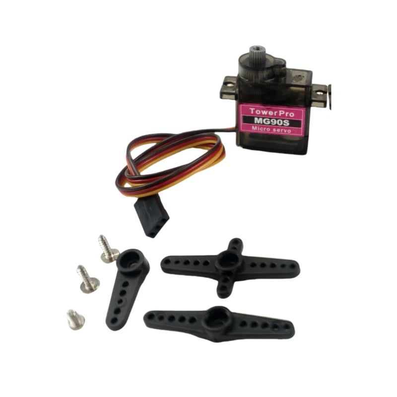 MG90S 9g 90° 180° Micro Servo Metal Gear 4.8V-6.0V for RC Helicopter Plane Boat Car Trex 450 RC Robot Arm Upgraded Parts