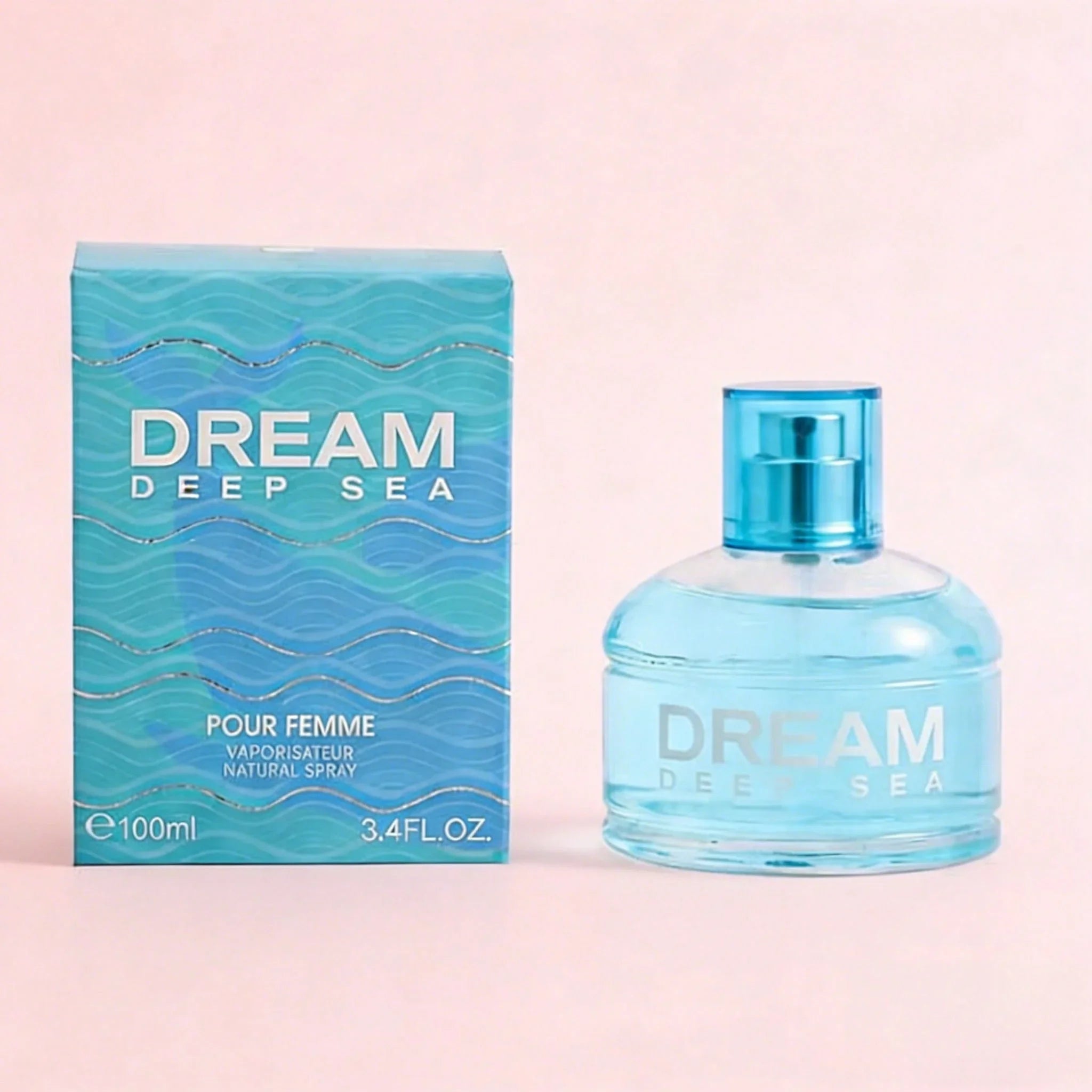DREAM Deep Sea Eau De Parfum for Women, Fresh Aquatic Floral Fragrance Long Lasting Perfume Spray, Elegant Scent Gift for Ladies, 3.4 fl oz / 100ml