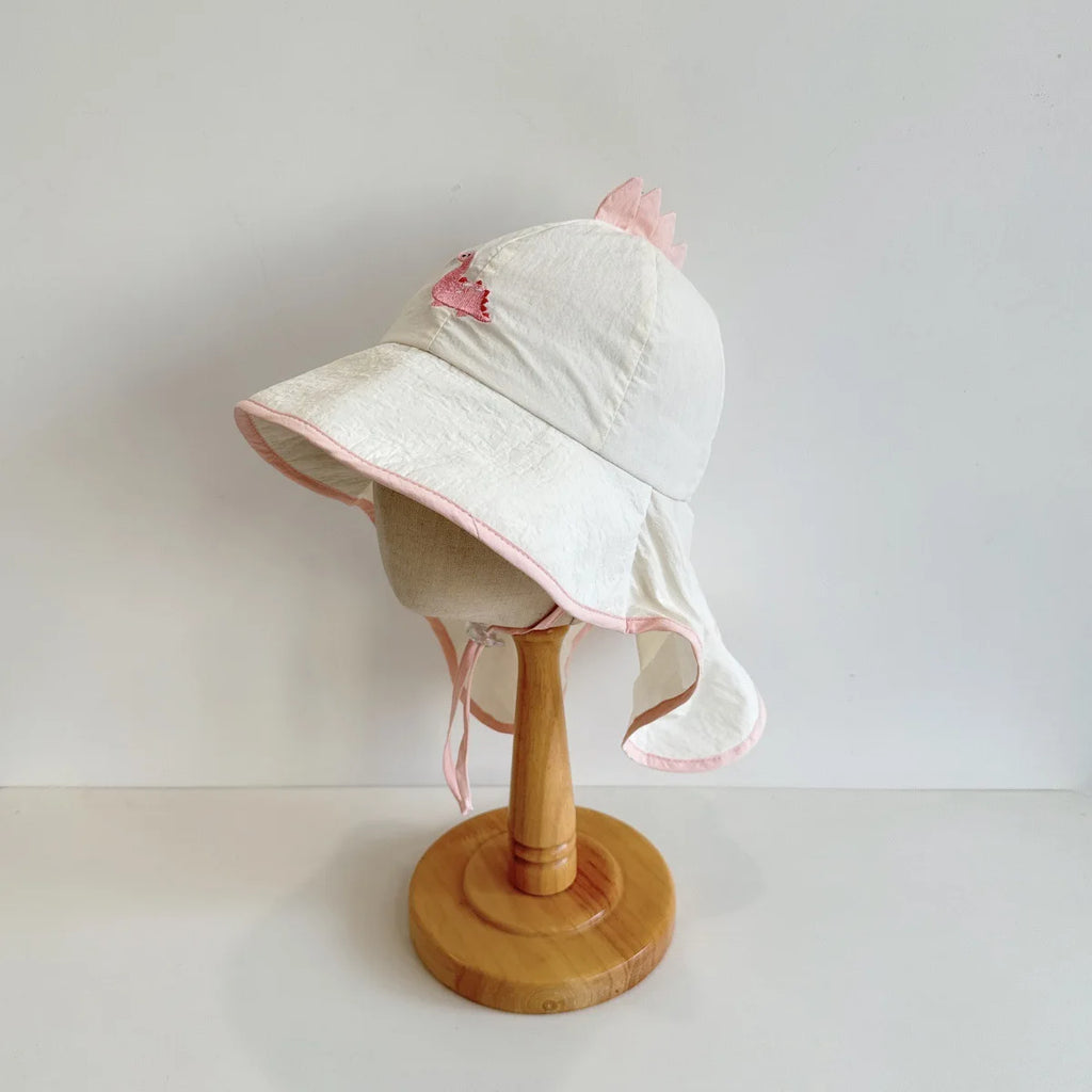 UV Block cap Baby’s summer hats beach accessories Boy Girls Sunshade Large brim Sunshade Shawl Breathable hat for sun protection