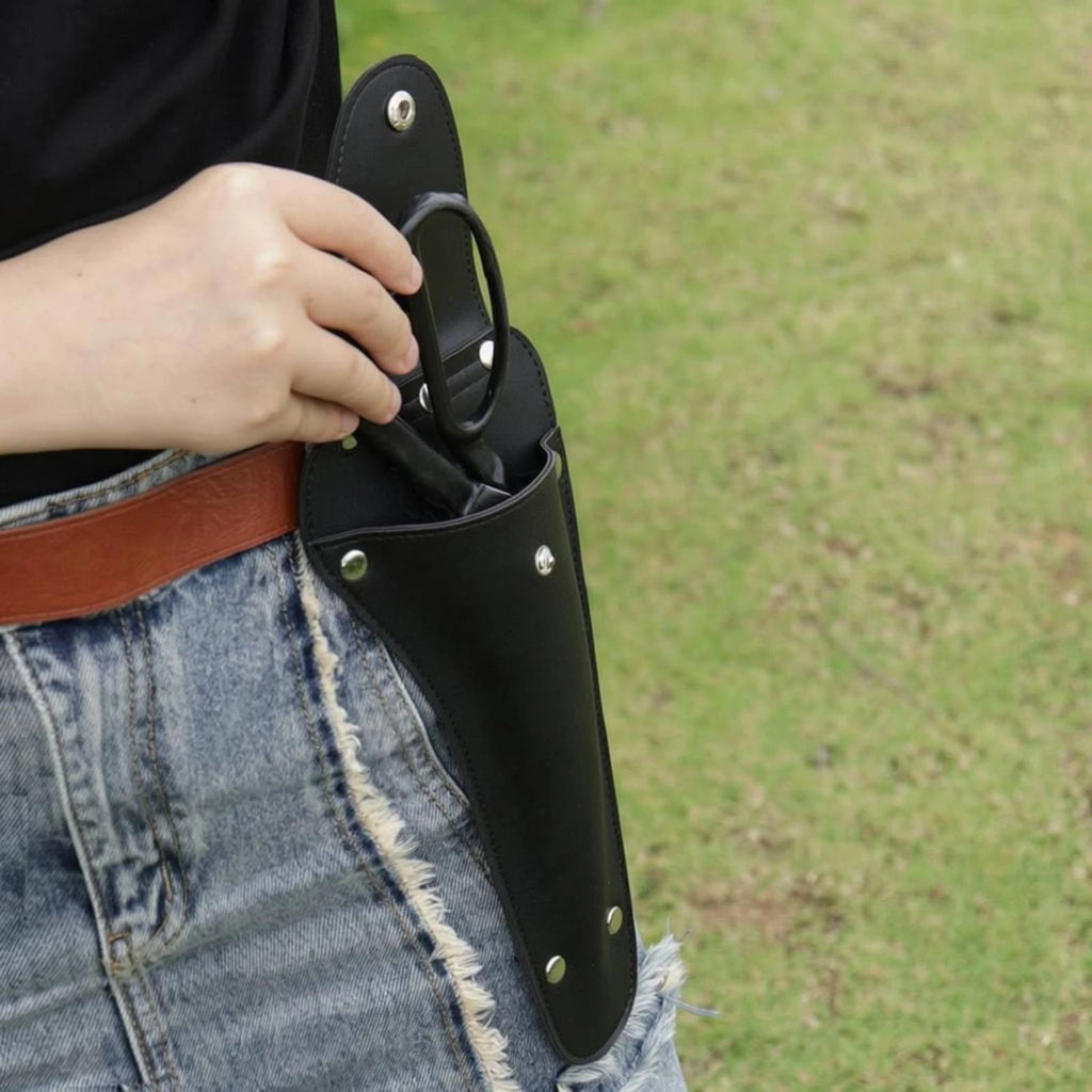 Leather Scissor Sheath Safeguarding Tailoring Scissor Pouch Blade Cover Pouch Flap Top Sewing Accessory Sturdy