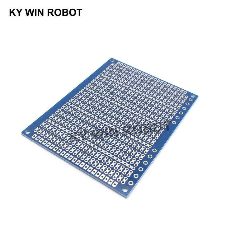 1pcs DIY 7*9CM Blue Single Side Prototype Paper PCB Universal Experiment Matrix Circuit Board 7x9CM For Arduino