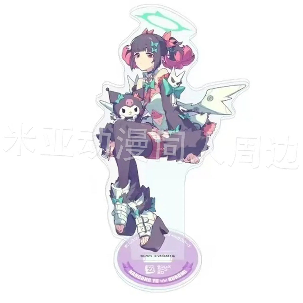 10cm Zenless Zone Zero Sanrio Ver. Aria My Melody Acg Stand Nangong Yu Kuromi Acrylic Stand Sunna Cinnamoroll Standing Plate Toy