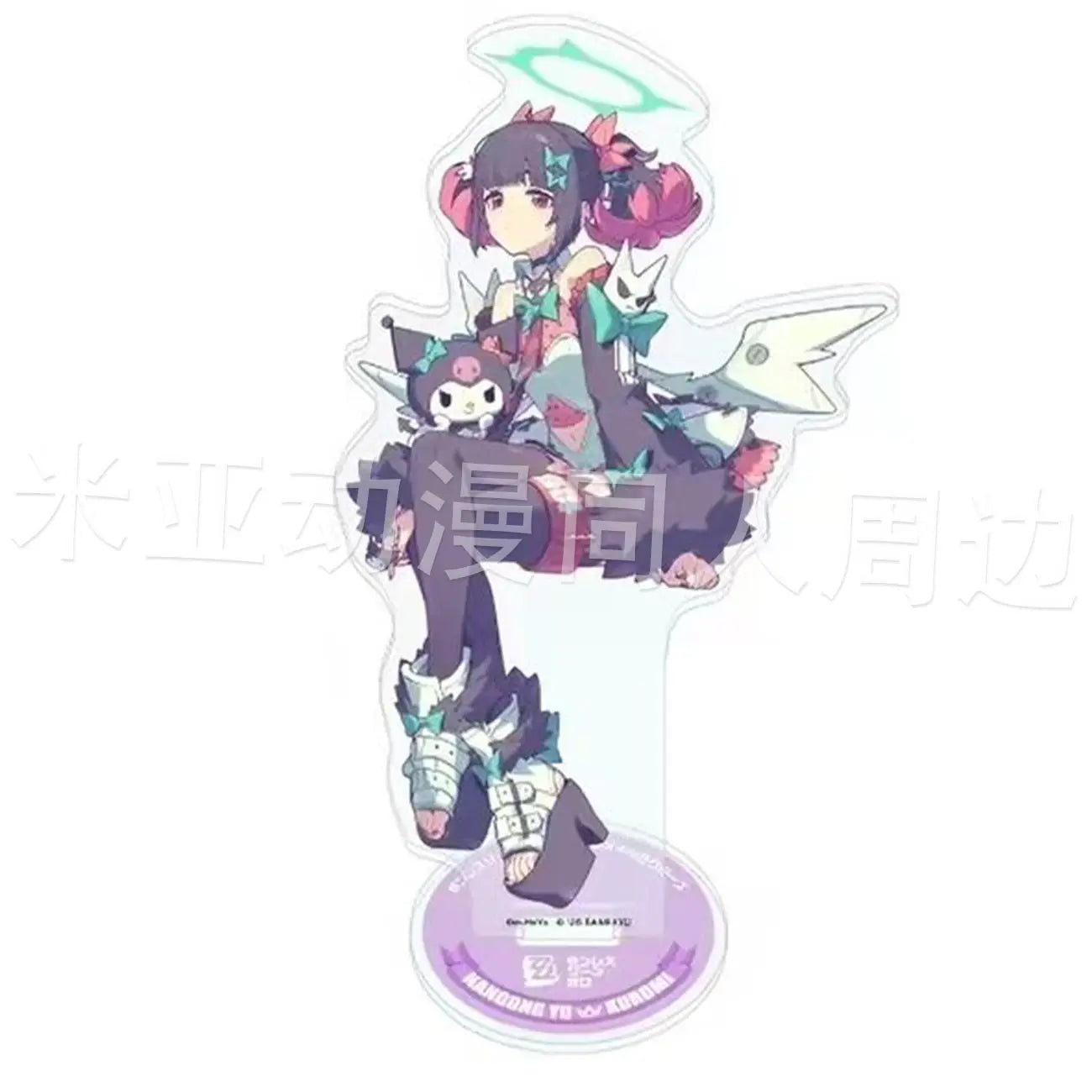 10cm Zenless Zone Zero Sanrio Ver. Aria My Melody Acg Stand Nangong Yu Kuromi Acrylic Stand Sunna Cinnamoroll Standing Plate Toy