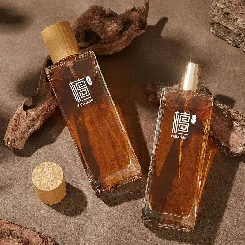 50ml Sandalwood Eau de Toilette Unisex Long Lasting Woody Fragrance Natural Light Perfume Spray for Men Women Daily Casual