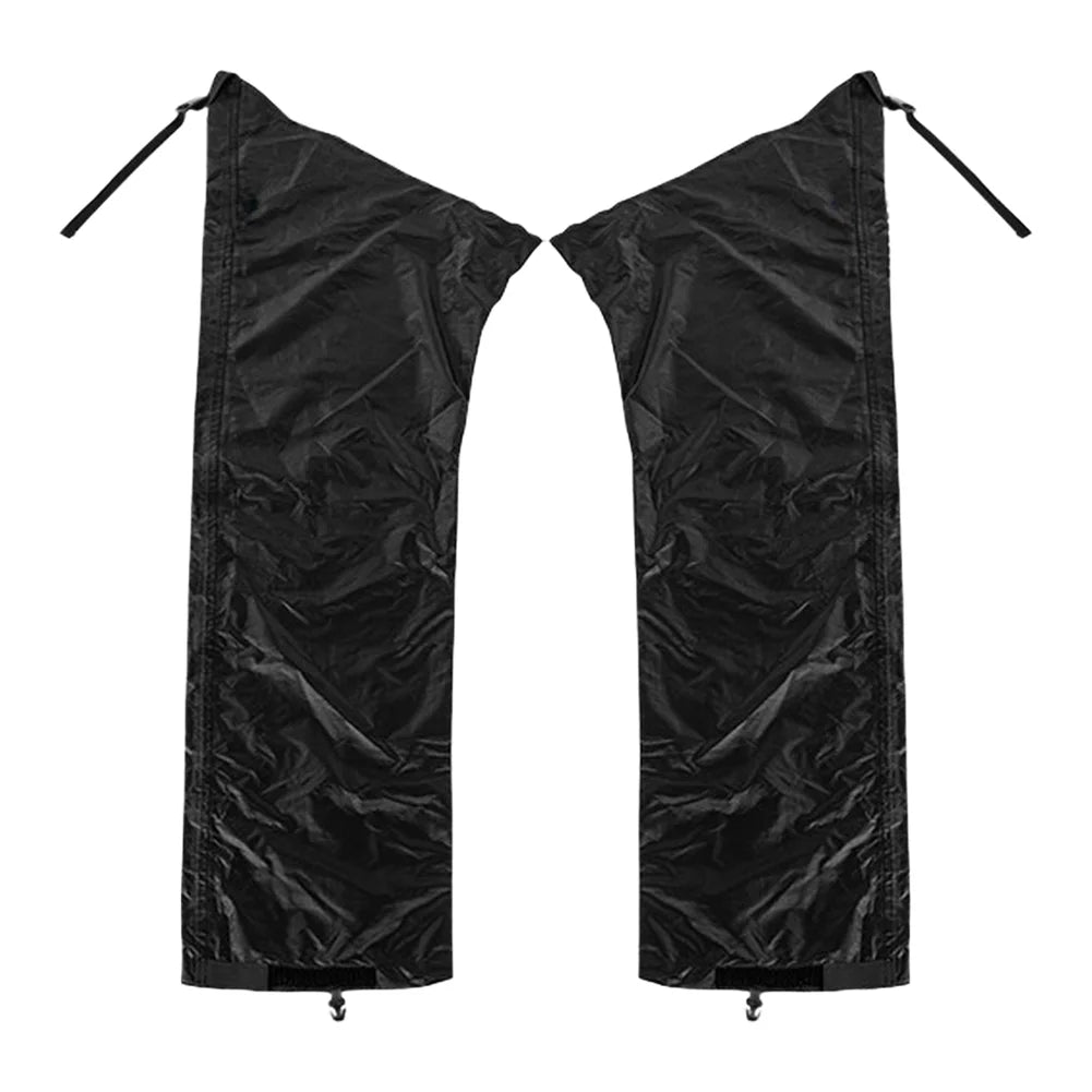 /Waterproof /Rain /Pants 210T Polyester Lightweight Leg Covers With Adjustable Strap For Hiking Camping Trekking Outdoor Gear
