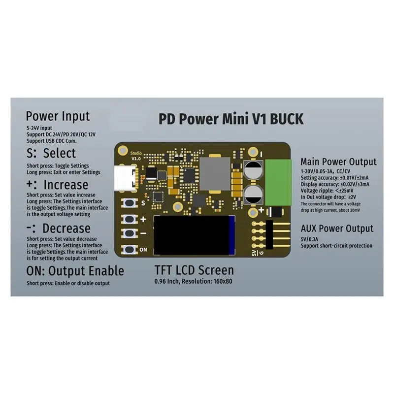 Y22A-New Mini DC Power Supply Adjustable 20V 3A Switching Power Supply Digital Bench Power Supply Lab Power Supply A