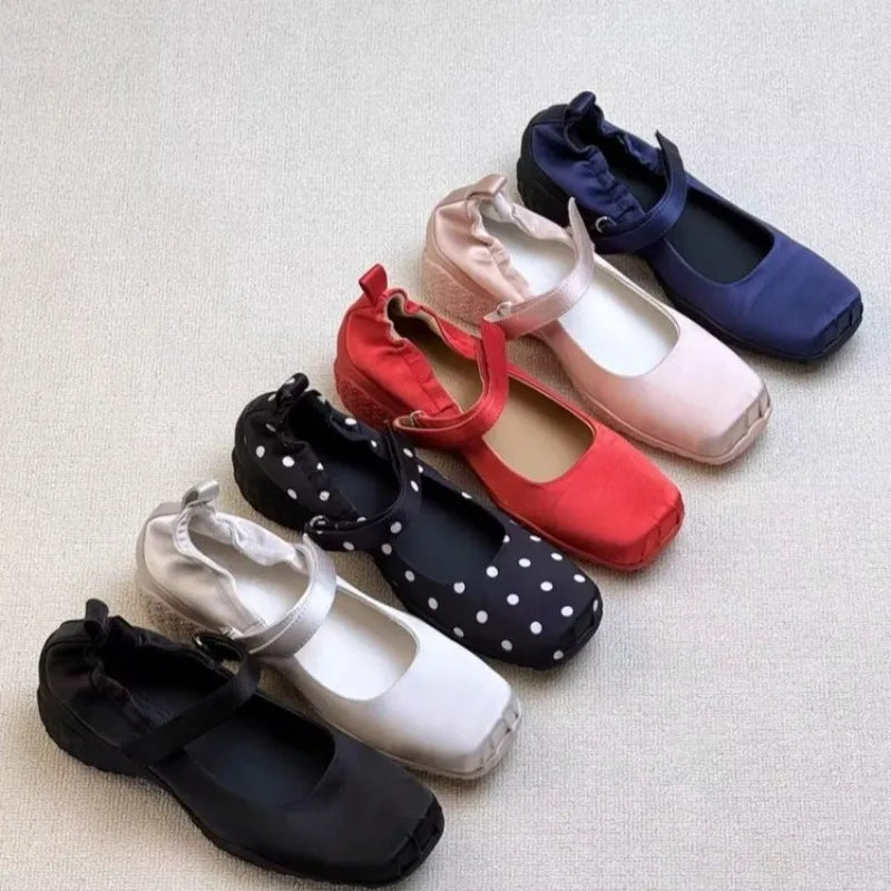 Fashionable and Comfortable Soft-soled Mary Jane Shoes for Women, High-end Style, Shallow Toe Single Shoes