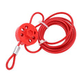 Adjustable Cable Lockout 2m Stainless Steel Lockable Handle Lockout Tagout Tool For Cable And Valve Safety Protection