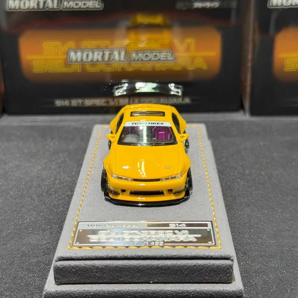 Mortal 1:64 S14 GT-SPEC V1 SEIKI OOKAWARA HEC Diecast Model Car