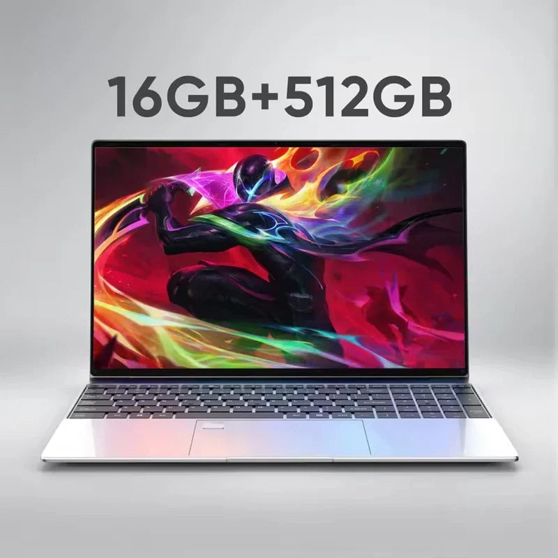 Latest 15.6" Laptop Intel Core I9-9880H 32GB RAM 2TB SSD Ultra Slim Gaming Laptop 1920*1080 Windows 11 Office Study Home Use