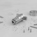 Square to Hex Adapter Heavy Duty Electric Wrench Adapter Socket Converter High Rotational Force Tool Accessory Rust Resistant