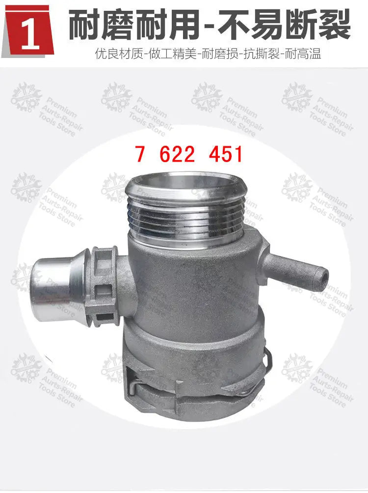 Aluminum Hose Connector Auxiliary Tank Fitting Fit for 3 5 Series 525 N20 F18 F30 E60 E65 B48 Upper Lower Cylinder Head