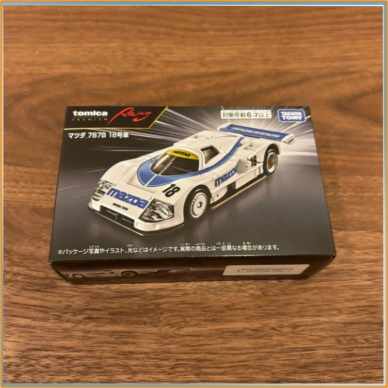 Genuine Tomica Alloy Car Model Racing Mazda 787b No.18 Car Model Toy Gift