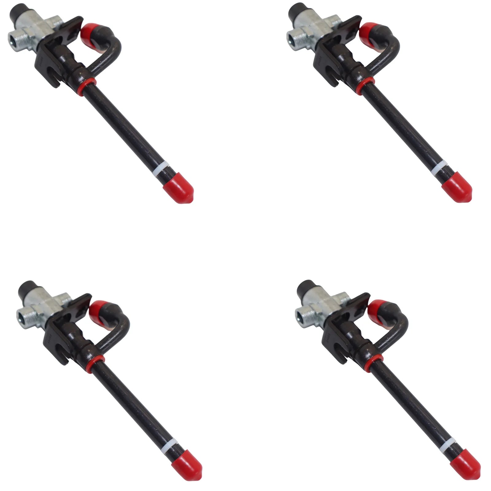 4PCS Fuel Injector RE507766 For John Deere 4045D 6068T Engines