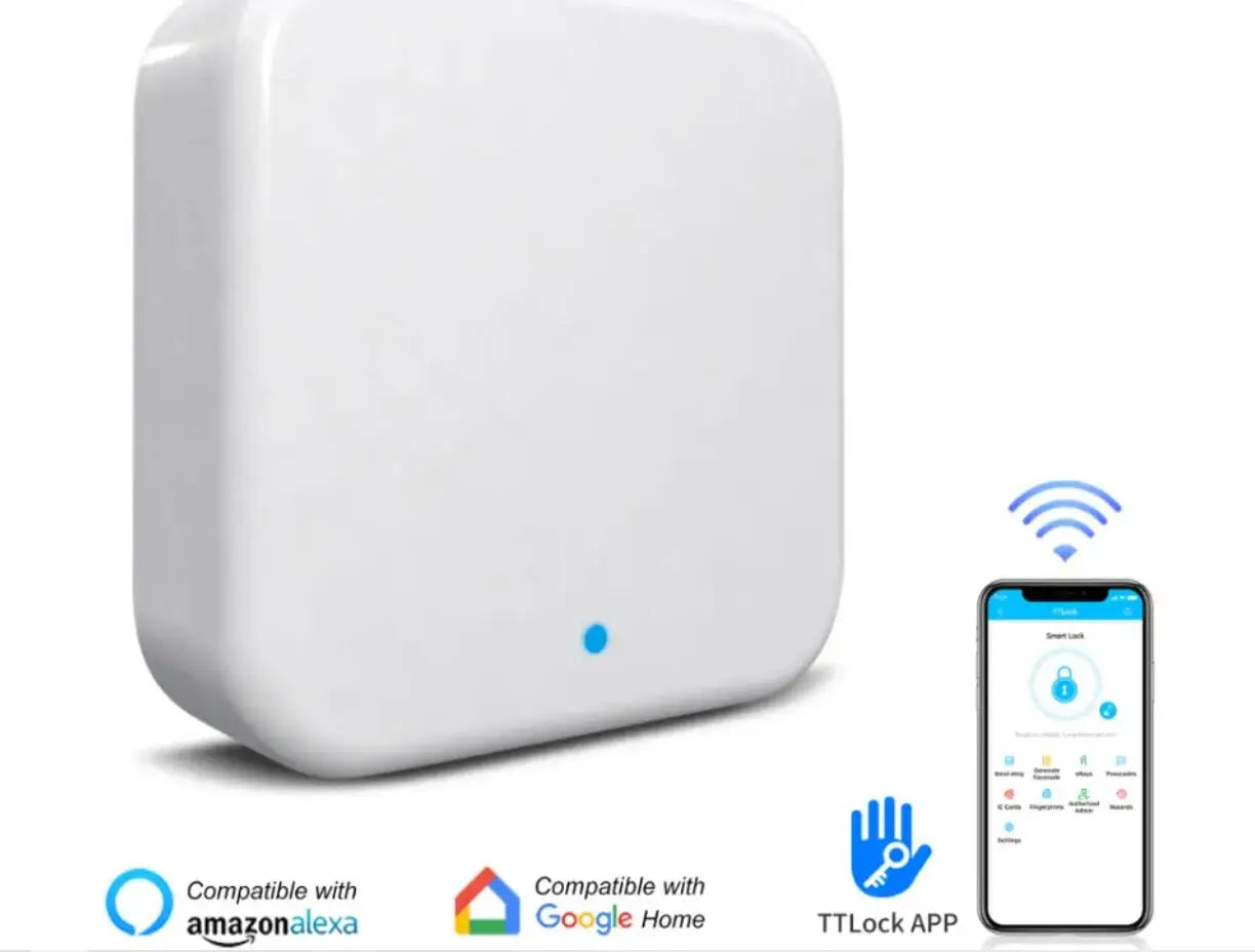 TTLOCK G2 G3 Wifi Gateway for Smart Door Lock Bluetooth TTlock App Phone Remote Control LOCK to Wifi or RJ45 Ethernet converter