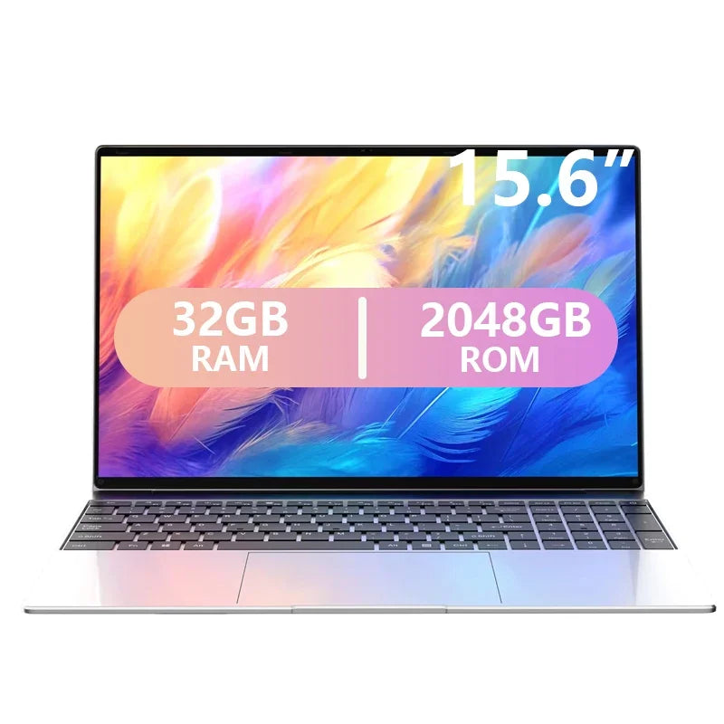 Pristine 2026 New 15.6 Laptop Intel Core I9-9900 32GB 2TB Gaming PC Quiescent Ultra Slim Modern Study Computer PC Windows 11 Pro