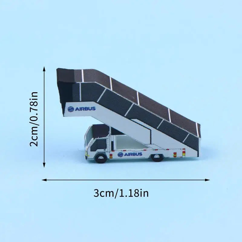 1:400 Airport Ground Handling Wide-body Canopy Boarding Car Abrasive Can Not LiftStatic Simulation Model
