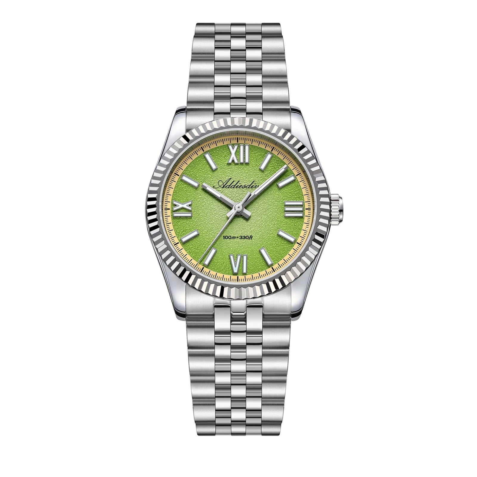 ADDIESDIVE Hight Quality Sapphire Glass 10Bar Waterproof Watches 316L Stainless Steel BGW9 Super Luminous Wristwatches for Women