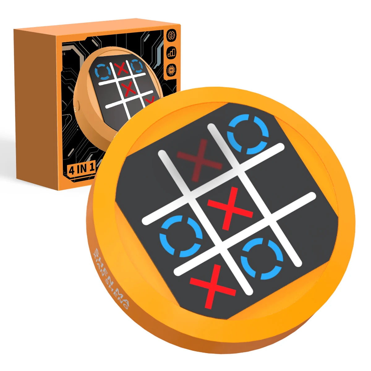Super Electronic Logic Game Multi-Mode Checkers Memory Training Four-In-One Chessboard Multifunctional Game Machine Toy