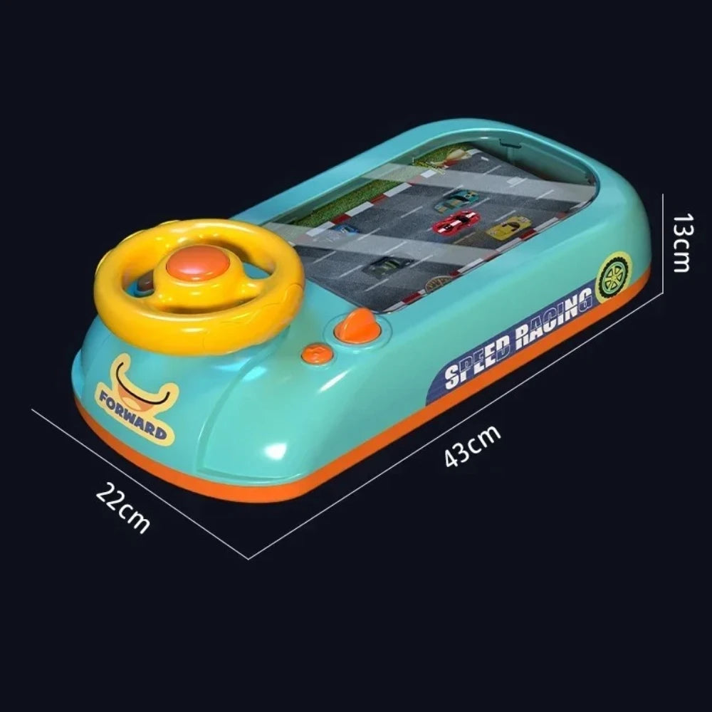 Racing Adventure Game Console Handheld Driving Simulator Toy for Brain Training and Coordination Birthday Gift
