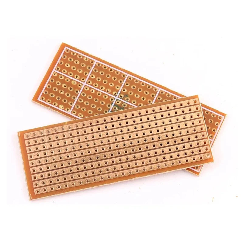 5/10pcs PCB Board 2.5x6.4cm Single Side PCB Board DIY Universal Experiment Matrix Circuit Board Single Row Continuou Hole